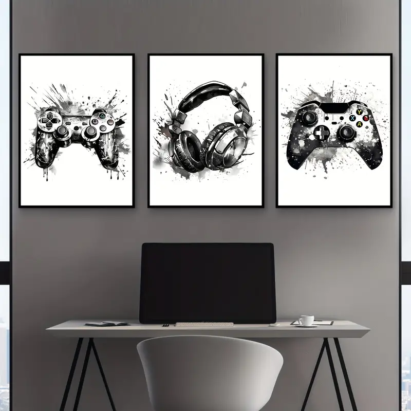 3 adet çerçevesiz kanvas tablo - Gaming Accessories For Room incelemesi ve fiyatı